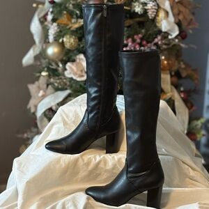 Michael Shannon Black Heeled Boots